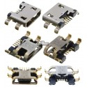 Конектор зарядки для Fly FS451, FS501, 5 pin, оригінал, micro-USB тип-B, 14030167