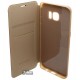 Чехол Hoco Juice Series Nappa для Samsung Galaxy S6 Edge Plus золотой