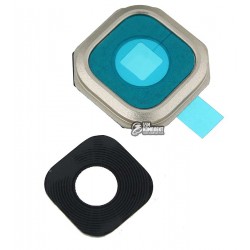 Стекло камеры для Samsung A310F Galaxy A3 (2016), A510F Galaxy A5 (2016), A710F Galaxy A7 (2016), золотистое