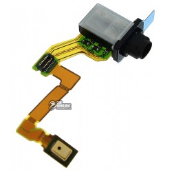 Конектор handsfree для Sony E6603 Xperia Z5, E6653 Xperia Z5, E6683 Xperia Z5 Dual, з мікрофоном, зі шлейфом