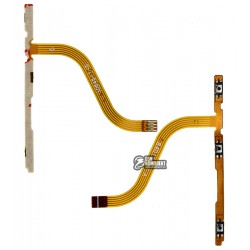 Шлейф для Motorola XT1572 Moto X Style, кнопки включения, с компонентами