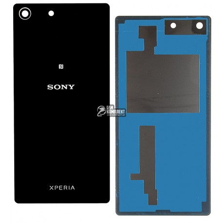Задняя панель корпуса для Sony E5603 Xperia M5, E5606 Xperia M5, E5633 Xperia M5, E5653 Xperia M5, E5663 Xperia M5 Dual, черная