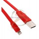 Кабель Lightning - USB, Remax Full Speed плоский, 2 метра чорний