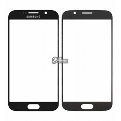 Скло корпусу для Samsung G920F Galaxy S6, синє, 2.5D
