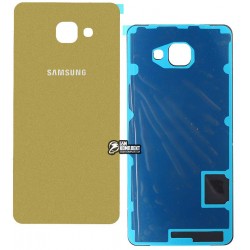 Задняя панель корпуса для Samsung A710F Galaxy A7 (2016), золотистая