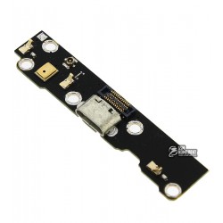 Шлейф для Meizu MX3, коннектора зарядки, с компонентами, плата зарядки