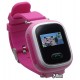 Детские часы Smart Baby Watch TW2 0.96' OLED с GPS трекером, розовые