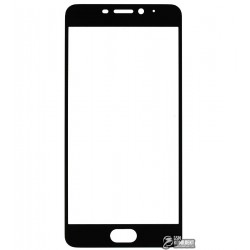 Закаленное защитное стекло для Meizu M5 NOTE, 0,26 mm 9H, 2.5D, черное