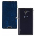 Корпус для LG P710 Optimus L7 II, P713 Optimus L7 II, синій