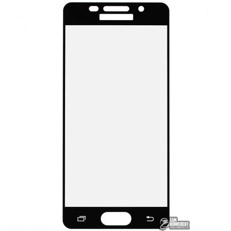 Закаленное защитное стекло для Samsung A310 Galaxy A3 (2016), 0,26 мм 9H, черное Закаленное защитное стекло для Samsung A310 Galaxy A3 (2016), 0,26 мм 9H, черное