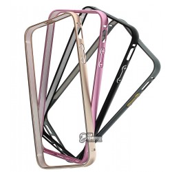 Чехол бампер для iPhone 5/5S, алюминиевый, черный