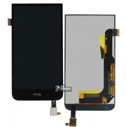Дисплей для HTC Desire 616 Dual Sim, чорний, з сенсорним екраном (дисплейний модуль)