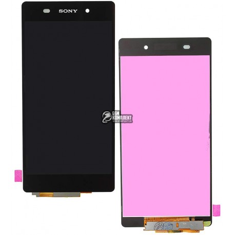 Дисплей для Sony D6502 Xperia Z2, D6503 Xperia Z2, чорний, з сенсорним екраном (дисплейний модуль),high-copy