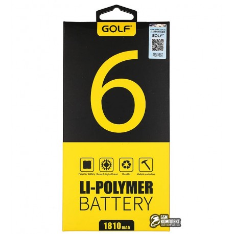 Акумулятор Golf для iPhone 6 (Li-polymer, 1810мАч)