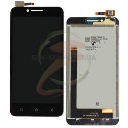 Дисплей для Lenovo A2020 Vibe C, чорний, з сенсорним екраном (дисплейний модуль)