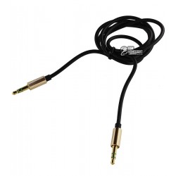 Кабель Rock AUX Audio RAU0509-91904 aluminum alloy+TPE+OFC, золото Кабель Rock AUX Audio RAU0509-91904 aluminum alloy+TPE+OFC, золото