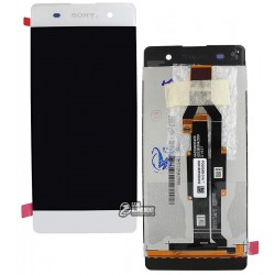 Дисплей для Sony F3112 Xperia XA Dual, F3116 Xperia XA Dual, білий, з сенсорним екраном (дисплейний модуль),original (PRC)