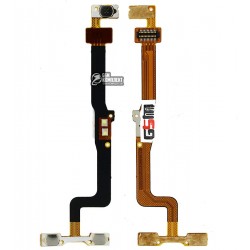 Шлейф для Huawei U9200 Ascend P1, кнопки ввімкнення, бокових клавіш, з компонентами