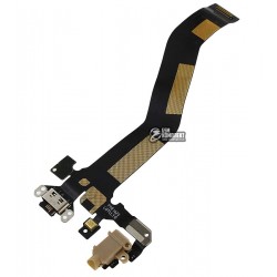 Шлейф для Meizu MX6, коннектора зарядки, с компонентами