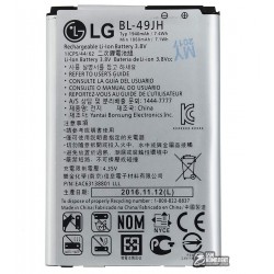 Акумулятор BL-49JH для LG K3 K100DS LTE, K4 K120E, K4 K121, Li-ion, 3,8 В, 1940 мАч