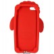 Чехол силиконовый "Барашек Шон" для iPhone 5, красный