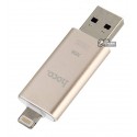 USB Flash Disk Hoco UD2 (MFI) lightning золотий 16GB