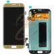Дисплей для Samsung G935F Galaxy S7 EDGE, G935FD Galaxy S7 EDGE Duos, золотистый, с сенсорным экраном (дисплейный модуль)