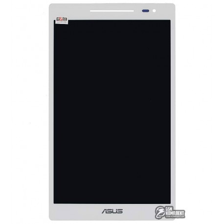 Дисплей для планшета Asus ZenPad 8.0 Z380C Wi-Fi, ZenPad 8.0 Z380KL LTE, белый, с сенсорным экраном (дисплейный модуль)