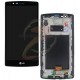 Дисплей для LG G4 F500, G4 H810, G4 H811, G4 H815, G4 H818N, G4 H818P, G4 LS991, G4 VS986, чорний, з рамкою, з сенсорним екраном