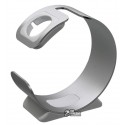 Док-станція LIVEER SinceTop для Apple Watch срібло