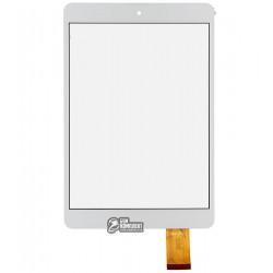 Тачскрин (сенсорный экран, сенсор) для китайского планшета 7.85", 40 pin, с маркировкой FPC-79F2-V01, FPC-79F2-V02, для Ployer MOMO mini P711, Ployer MOMO mini P707, размер 196*131 мм, белый