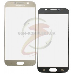 Стекло корпуса для Samsung G920F Galaxy S6, золотистое, 2.5D