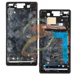 Рамка крепления дисплея для Sony D6603 Xperia Z3, D6643 Xperia Z3, черная