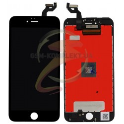 Дисплей iPhone 6S Plus, черный, с рамкой, с сенсорным экраном, copy