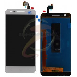 Дисплей для Lenovo C2 (K10a40), білий, з сенсорним екраном (дисплейний модуль)