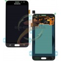 Дисплей для Samsung J320H / DS Galaxy J3 (2016), чорний, з сенсорним екраном (дисплейний модуль), оригінал (PRC)