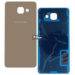 Задня панель корпусу для Samsung A510F Galaxy A5 (2016), золотиста