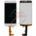 Дисплей для Huawei Honor 6 H60-L02, білий, з сенсорним екраном (дисплейний модуль), оригінал (PRC)