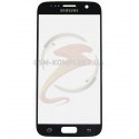 Скло дисплея Samsung G930F Galaxy S7, оригінал (PRC), 2.5D, чорний колір