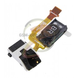 Динамик для Samsung J200F Galaxy J2, J200G Galaxy J2, J200H Galaxy J2, J200Y Galaxy J2, со шлейфом, с коннектором наушников