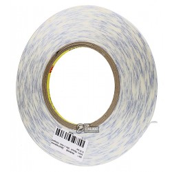 3M™ 9448A Двухсторонний скотч, белый 50м х 4мм, толщина 0,14 мм