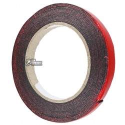 Двухсторонний скотч на вспененной основе, ширина 12мм, длина 5м,толщина 1мм