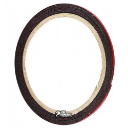 Двухсторонний скотч на вспененной основе, ширина 2мм, толщина 0,8мм, длина 2м, красный лайнер