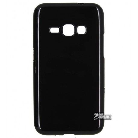 Чехол защитный для Samsung J120H Galaxy J1 (2016), силиконовый, черный