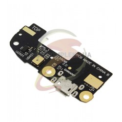 Шлейф для Asus ZenFone 2 (ZE550CL), микрофона, коннектора зарядки, с компонентами