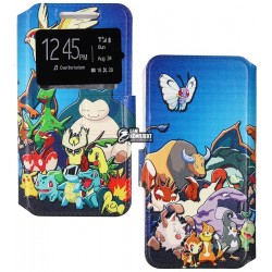 Чехол книжка универсальный Pokemon для телефона 4,3 дюйма