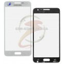 Стекло дисплея Samsung A300F Galaxy A3, A300FU Galaxy A3, A300H Galaxy A3, белое