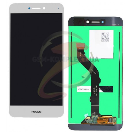 Дисплей для Huawei P8 Lite 2017, белый, с сенсорным экраном