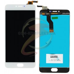 Дисплей для Meizu M3 Note, белый, с сенсорным экраном (дисплейный модуль), 30 pin, original (PRC), L681H