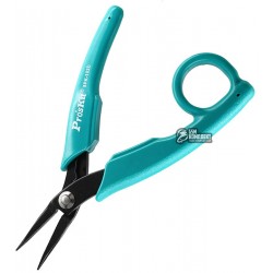 Длинногубцы Pro'sKit 8PK-102D, прямые, 145 мм, с кольцом для пальца
